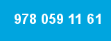 978 059 11 61